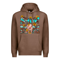 Chestnut show mom pig Premium Hoodie - RanaPortraitStore