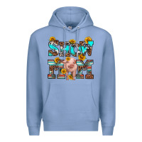 Colony Blue show mom pig Premium Hoodie - RanaPortraitStore