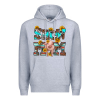 Heather Grey show mom pig Premium Hoodie - RanaPortraitStore