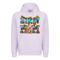 Lilac show mom pig Premium Hoodie - RanaPortraitStore