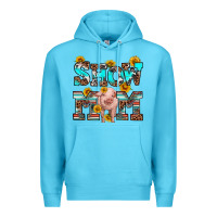 Ocean Blue show mom pig Premium Hoodie - RanaPortraitStore