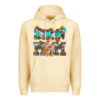 Pina Colada show mom pig Premium Hoodie - RanaPortraitStore