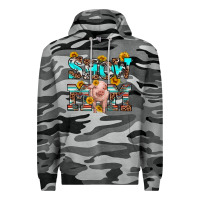 Slate Camo show mom pig Premium Hoodie - RanaPortraitStore