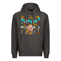 Smoke show mom pig Premium Hoodie - RanaPortraitStore