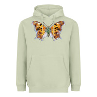 Matcha Question Mark Butterfly Heavyweight Hoodie - LillyAllenDesigns