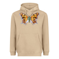 Mushroom Question Mark Butterfly Heavyweight Hoodie - LillyAllenDesigns