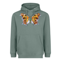 Sage Question Mark Butterfly Heavyweight Hoodie - LillyAllenDesigns