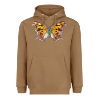 Toasted Coconut Question Mark Butterfly Heavyweight Hoodie - LillyAllenDesigns