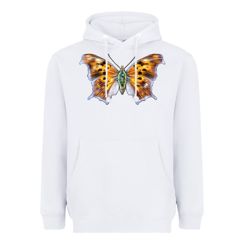 Question Mark Butterfly Heavyweight Hoodie by LillyAllenDesigns | Teevron