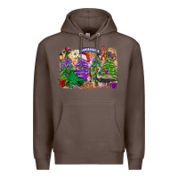 Coffee christmas louisiana mardi gras trees Premium Hoodie - FaDigitalArtStudio