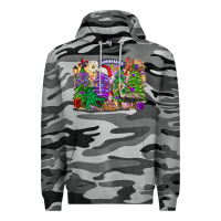 Slate Camo christmas louisiana mardi gras trees Premium Hoodie - FaDigitalArtStudio