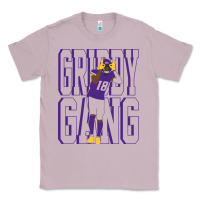 Lilac Justin Jefferson -Griddy Gang Classic Tee - lanVoArt