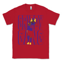 Red Justin Jefferson -Griddy Gang Classic Tee - lanVoArt