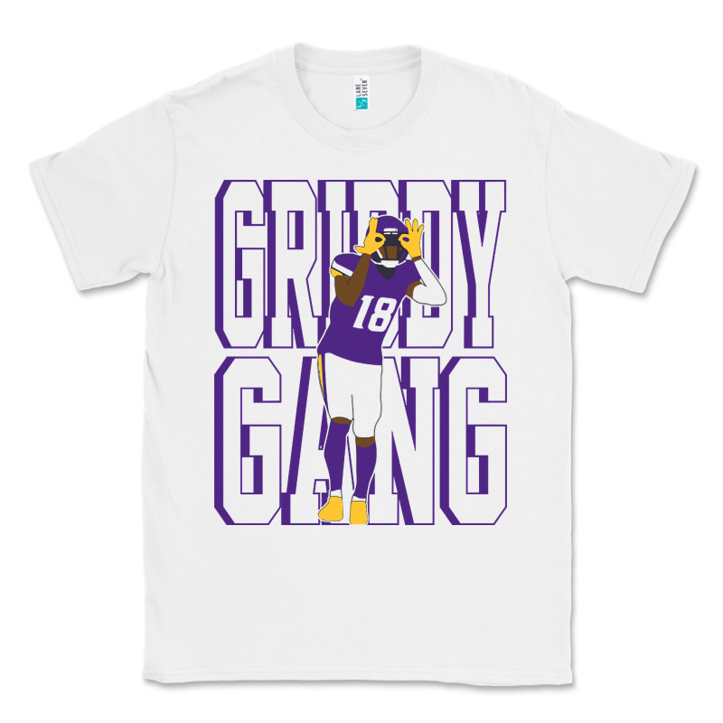 Justin Jefferson -griddy Gang Classic Tee by lanVoArt | Teevron