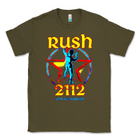 Army Green rush blue starman 2112  40th anniversary Classic Tee - lanVoArt