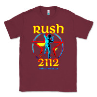 Burgundy rush blue starman 2112  40th anniversary Classic Tee - lanVoArt