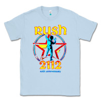 Dusty Blue rush blue starman 2112  40th anniversary Classic Tee - lanVoArt