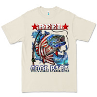 Bone reel cool papa american flag bass fishing Premium Tee - LillyAllenDesigns