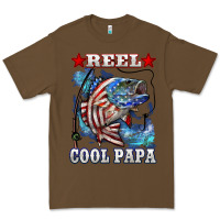 Cacao reel cool papa american flag bass fishing Premium Tee - LillyAllenDesigns
