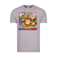 Vintage Zinc happy hallothanksmas coffee cups with ghost turkey Vintage Tee - texasbilliewilder