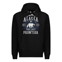 Black Alaska The Last Frontier Premium Hoodie - lanVoArt