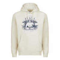 Oatmeal Heather Alaska The Last Frontier Premium Hoodie - lanVoArt