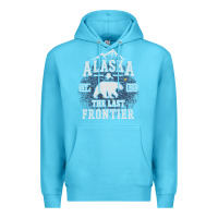 Ocean Blue Alaska The Last Frontier Premium Hoodie - lanVoArt