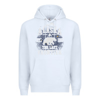 White Alaska The Last Frontier Premium Hoodie - lanVoArt
