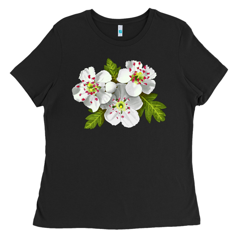 Hawthorn Flower Ladies Tee by LillyAllenDesigns | Teevron