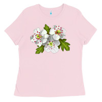 Bubblegum Pink Hawthorn Flower Ladies Tee - LillyAllenDesigns