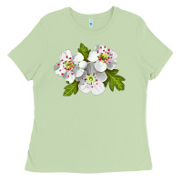 Matcha Hawthorn Flower Ladies Tee - LillyAllenDesigns