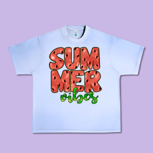 Summer Vibes Urban Heavy Tee Designed By Jahusdesignshop
