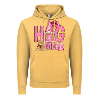 Vintage Mustard hug me with gnome hjf Vintage Hoodie - HowdyJamesFarm