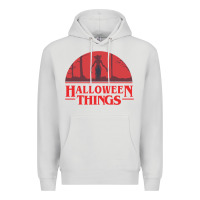 Dove Grey Halloween Things Strange Halloween Premium Hoodie - lanVoArt