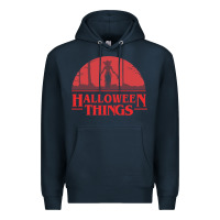 Navy Halloween Things Strange Halloween Premium Hoodie - lanVoArt