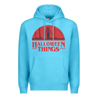 Ocean Blue Halloween Things Strange Halloween Premium Hoodie - lanVoArt