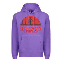 Purple Halloween Things Strange Halloween Premium Hoodie - lanVoArt