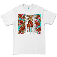 White american football mom Premium Tee - LillyAllenDesigns