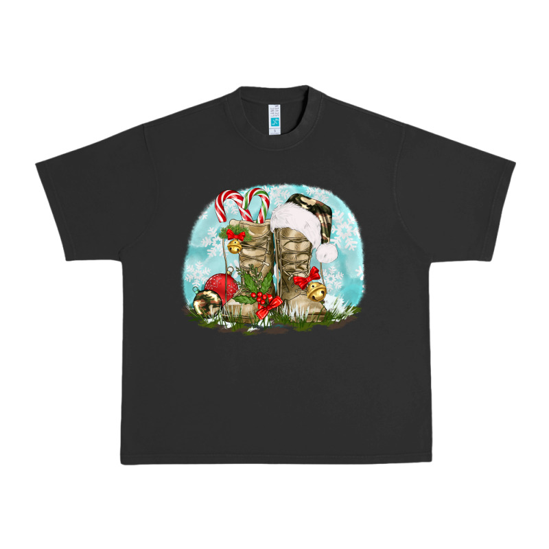 Army Boots Christmas Urban Heavy Tee by texasbilliewilder | Teevron