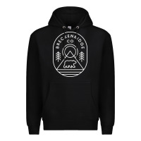 Black Breckenridge Colorado Bear Mountains Trees Hiking Premium Hoodie - lanVoArt