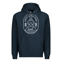 Navy Breckenridge Colorado Bear Mountains Trees Hiking Premium Hoodie - lanVoArt