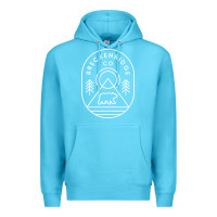 Ocean Blue Breckenridge Colorado Bear Mountains Trees Hiking Premium Hoodie - lanVoArt