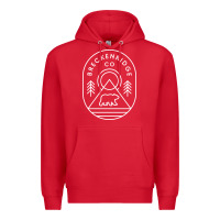 Red Breckenridge Colorado Bear Mountains Trees Hiking Premium Hoodie - lanVoArt