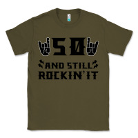 Army Green 50 Birthday Rock Classic Tee - Bettercallsaul