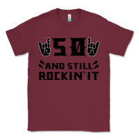 Burgundy 50 Birthday Rock Classic Tee - Bettercallsaul