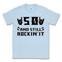 Dusty Blue 50 Birthday Rock Classic Tee - Bettercallsaul
