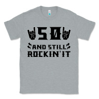 Heather Grey 50 Birthday Rock Classic Tee - Bettercallsaul