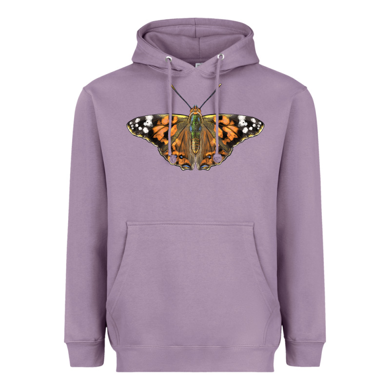 Painted Lady Heavyweight Hoodie by LillyAllenDesigns | Teevron