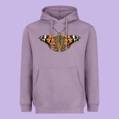 Painted Lady Heavyweight Hoodie Designed By Lillyallendesigns
