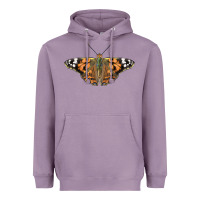 Lavender Painted Lady Heavyweight Hoodie - LillyAllenDesigns